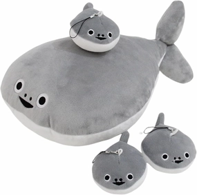 Sacabambaspis Fish Plush Mammy 16" with Sacabambaspis Baby Plushies, 3PCS Sacabambaspis Fish Stuffed Animal for Girls and Boys