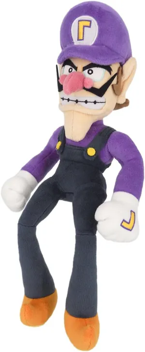 Sanei Super Mario All Star Collection 12.5" Waluigi Plush, Small