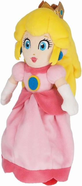 Sanei Super Mario All Star Collection - AC05 - 10" Princess Peach Small Plush,Pink