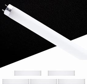 Satco S49978R1 4FT T8 LED Tube Light, 14W Type A, 2200 Lumens, 5000K Natural White, G13 Medium Bi-Pin Base, Ballast Compatible, Enclosed Fixture Rated (25 Pack)