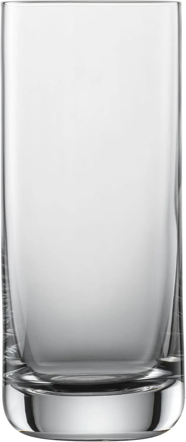 Schott Zwiesel Simple Long Drink Glasses (Set of 6), Straightforward Drinking Glasses for Long Drinks, Dishwasher Safe Tritan Crystal Glasses, Made in Germany (Item No. 123665)