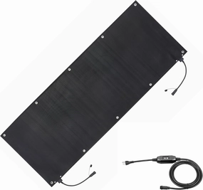 SEAL 24" x 60" Industrial Snow Melting Mat for Walkway with Inline Power Cord, Rubber Heated Outdoor Mat, Decks & Sidewalks - Reliable Non-Slip Snow & Ice Melt Mat, IPX6 Waterproof