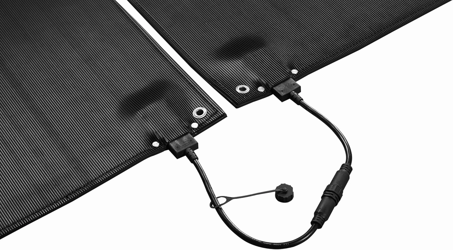 SEAL 24" x 60" Industrial Snow Melting Mat for Walkway with Inline Power Cord, Rubber Heated Outdoor Mat, Decks & Sidewalks - Reliable Non-Slip Snow & Ice Melt Mat, IPX6 Waterproof