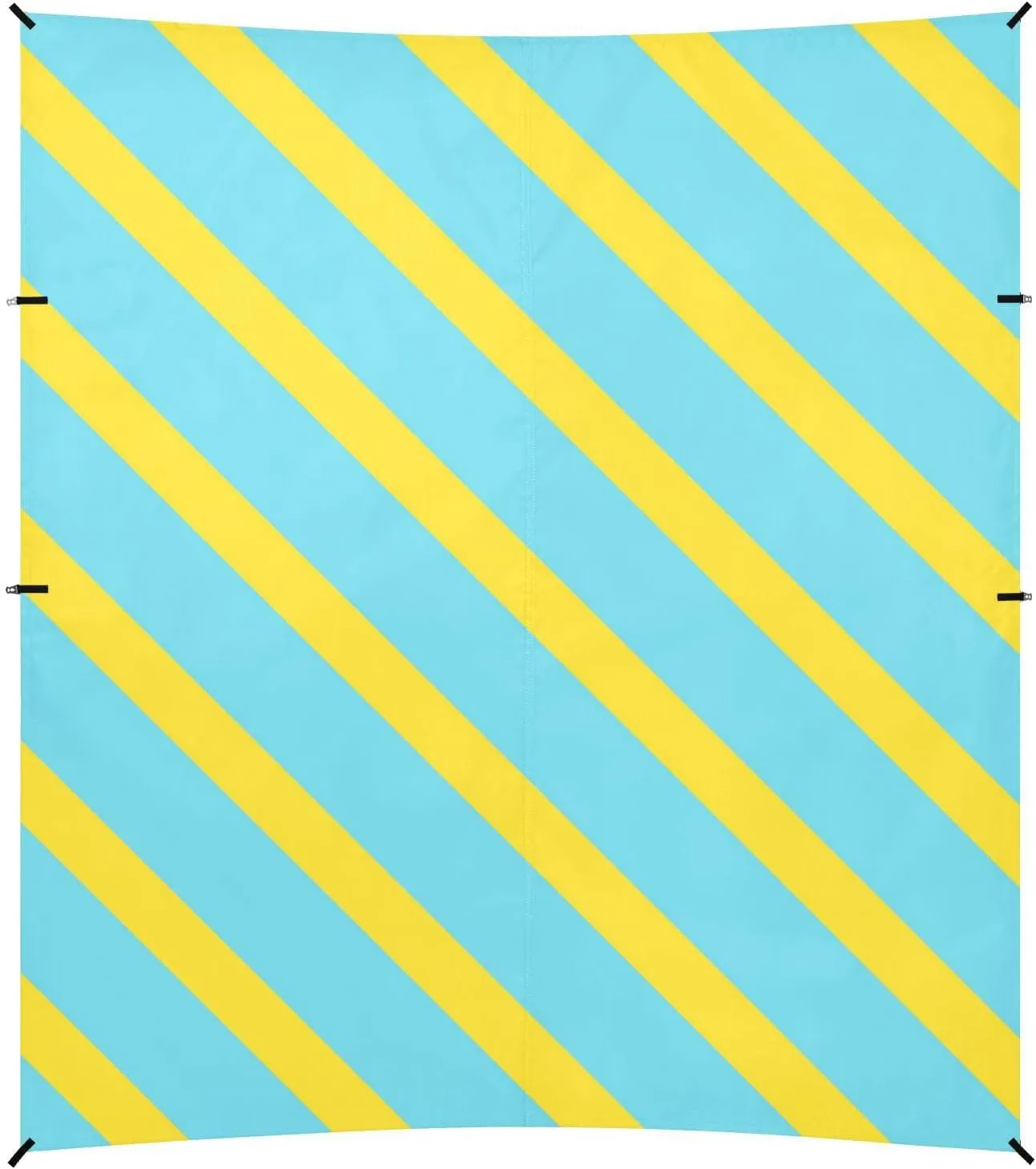Seamless Pattern Bright Stable Beach Tent UPF50 Easy Setup Portable Sunshade with Sand Shovel for Family Trips, Picnics & Camping
