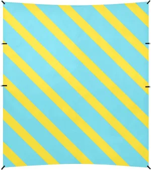 Seamless Pattern Bright Stable Beach Tent UPF50 Easy Setup Portable Sunshade with Sand Shovel for Family Trips, Picnics & Camping