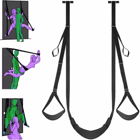 Sex Furniture Door Swing for Adults Adjustable Sex Strap Suitable for Living Room and Bedroom Adults Couples Sex Toy Couples Bedroom Sexy Accessories Pure Romance Sweater A010