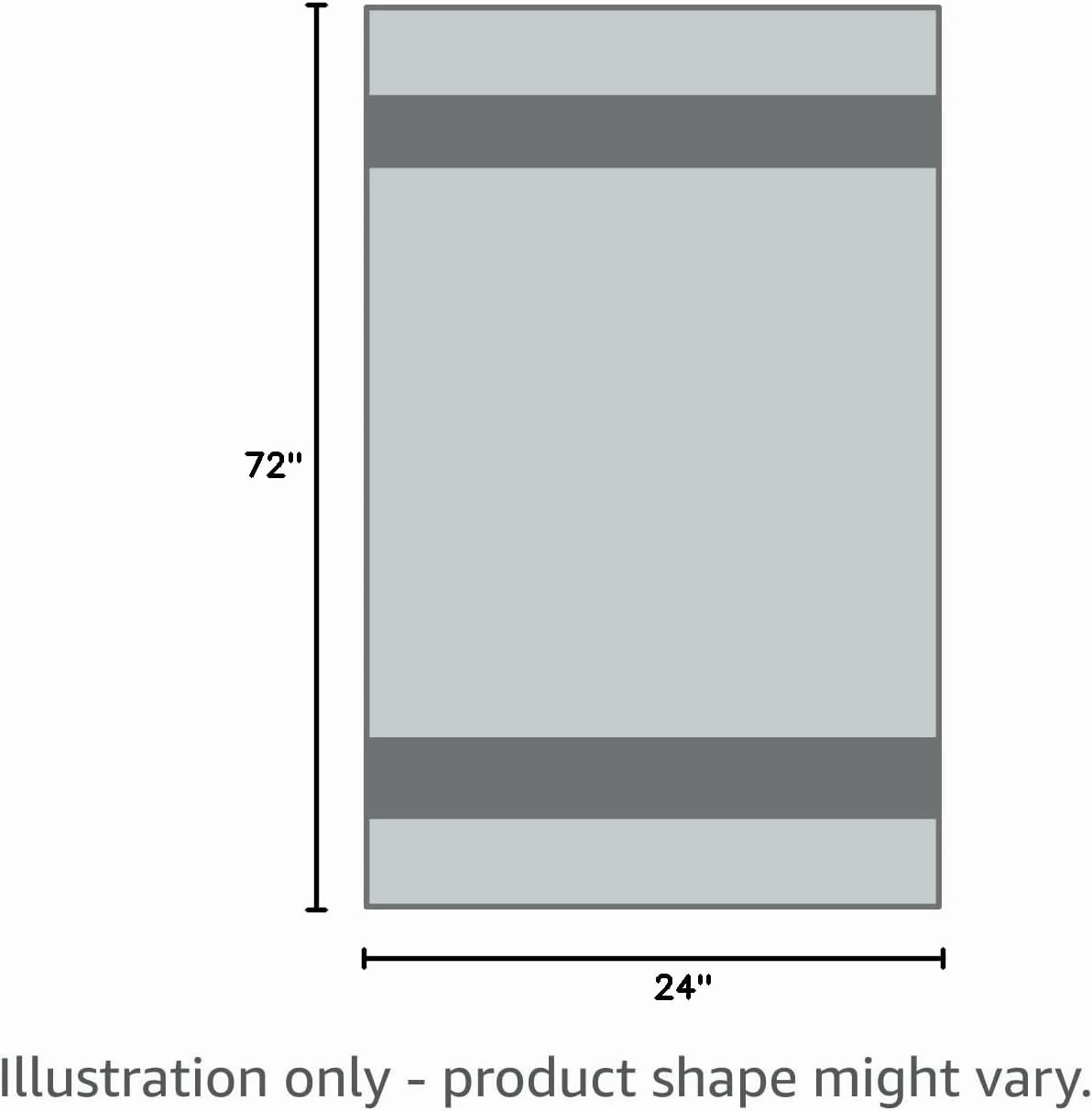 Shandali Hot Yoga Towel - Mat-Sized, Microfiber, Super Absorbent, Anti-Slip, Injury Free, 24" x 72" - Best Bikram Yoga Towel - Exercise, Fitness, Pilates Gear