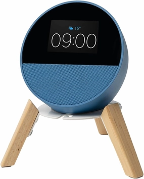 shinar Speaker Mounts Compatible with Echo Spot 2024/echo 4 gen.Stands for Spot/Hoempod Mini Table Stand Holder with Integrated Cable Management Better Sound (White)