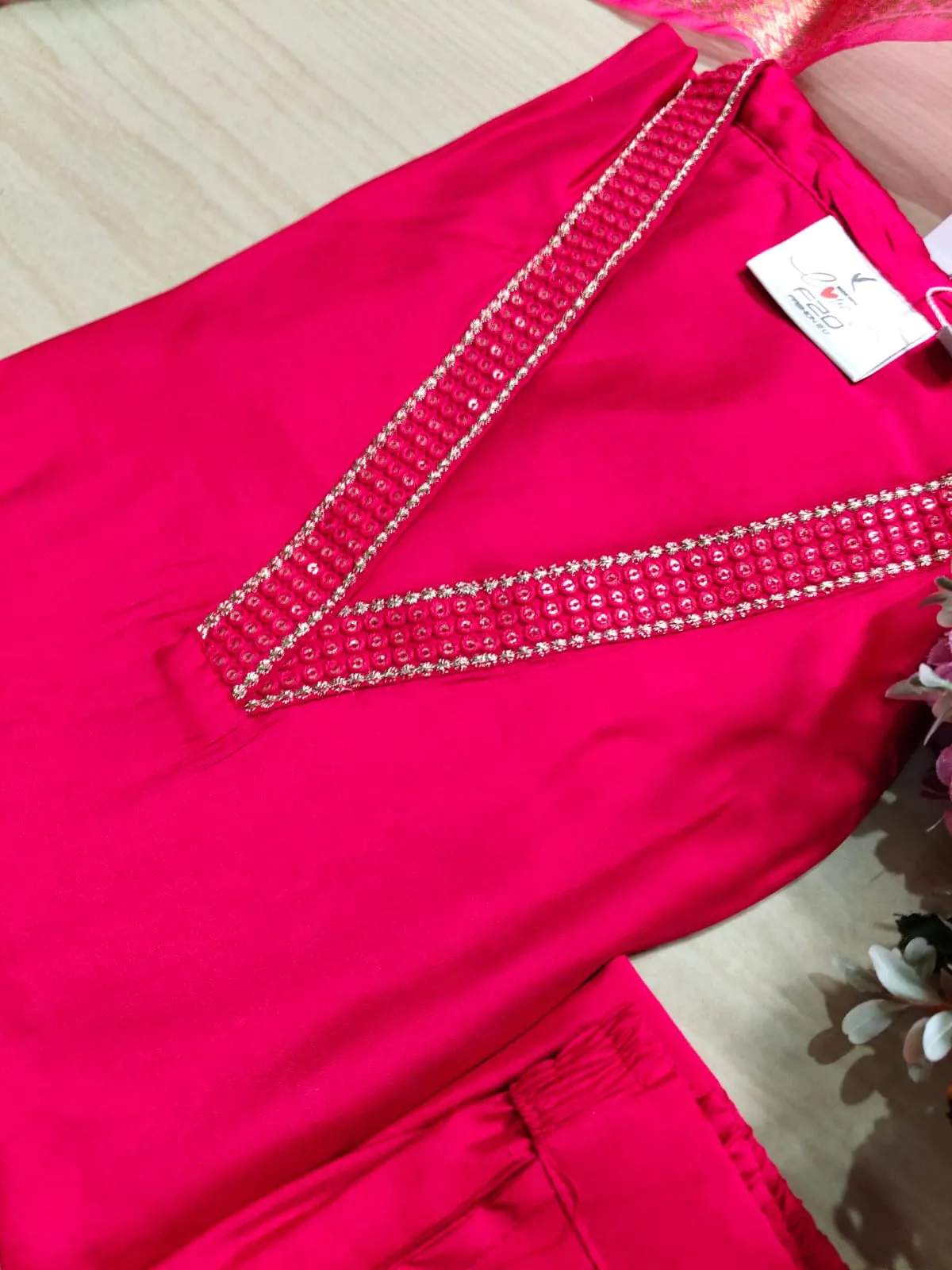 shiny dupatta set SSD02