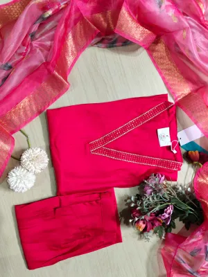 shiny dupatta set SSD02
