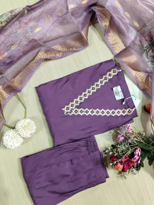 shiny dupatta set SSD03