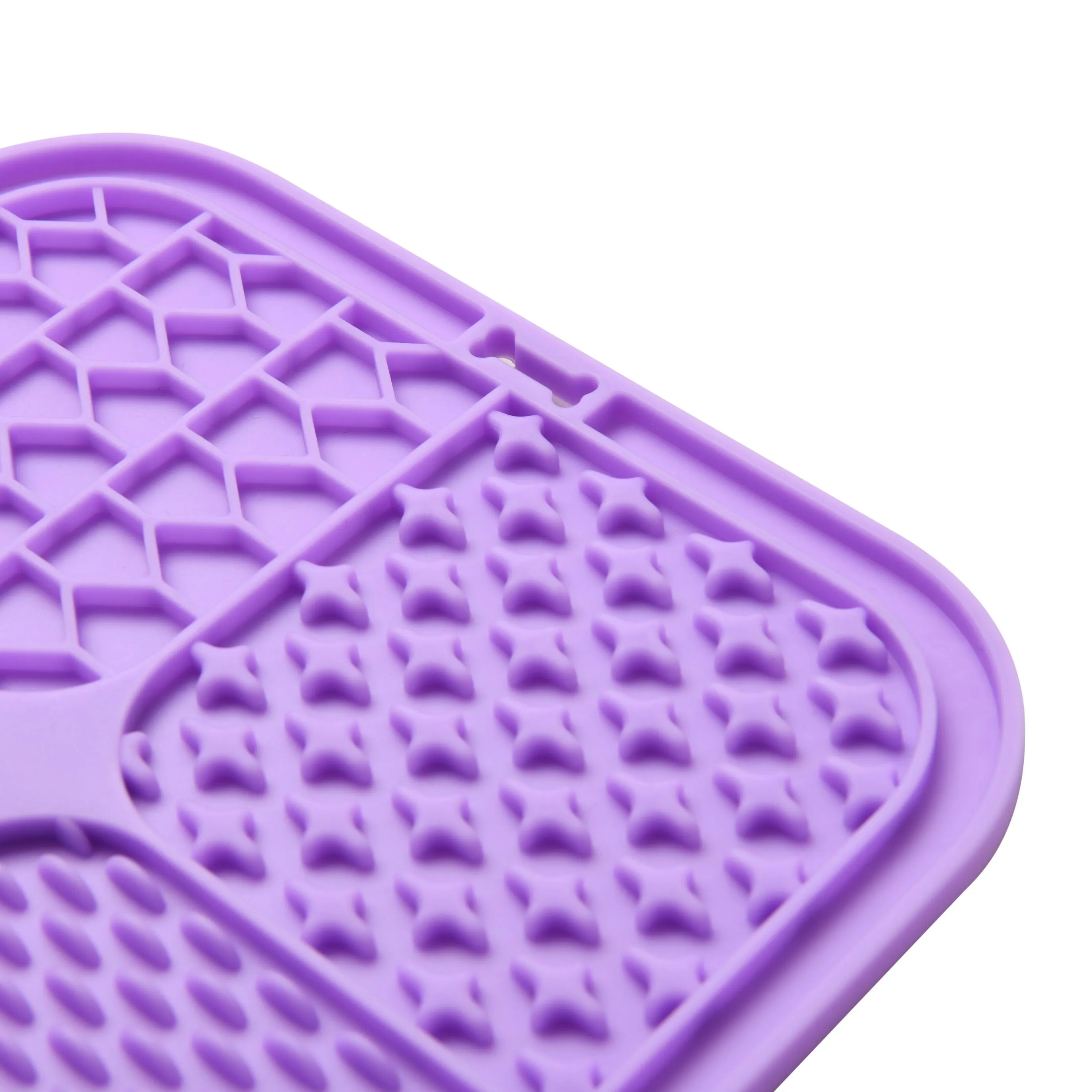 Shlurp Multi-Texture Lick Mat With Suction Back