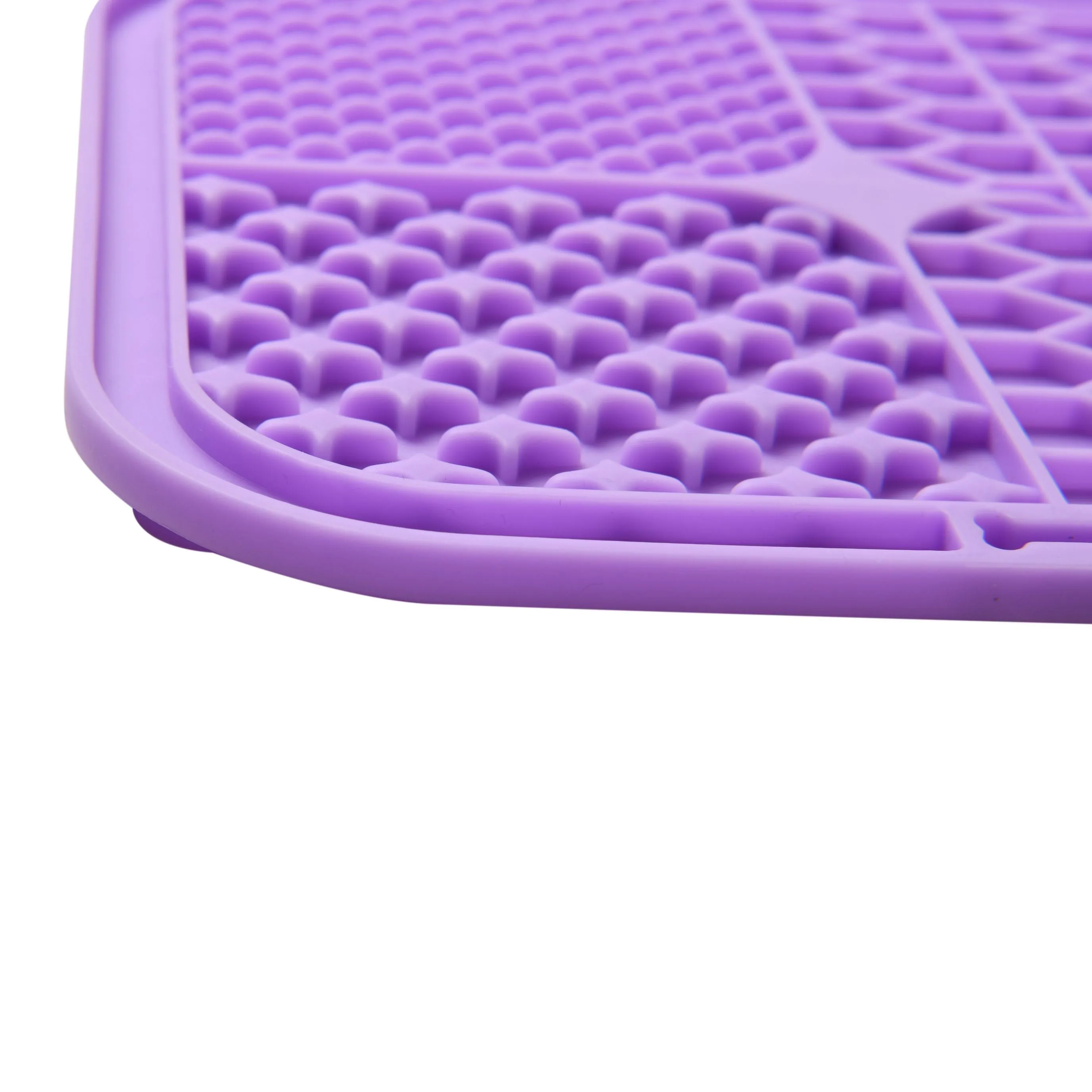 Shlurp Multi-Texture Lick Mat With Suction Back