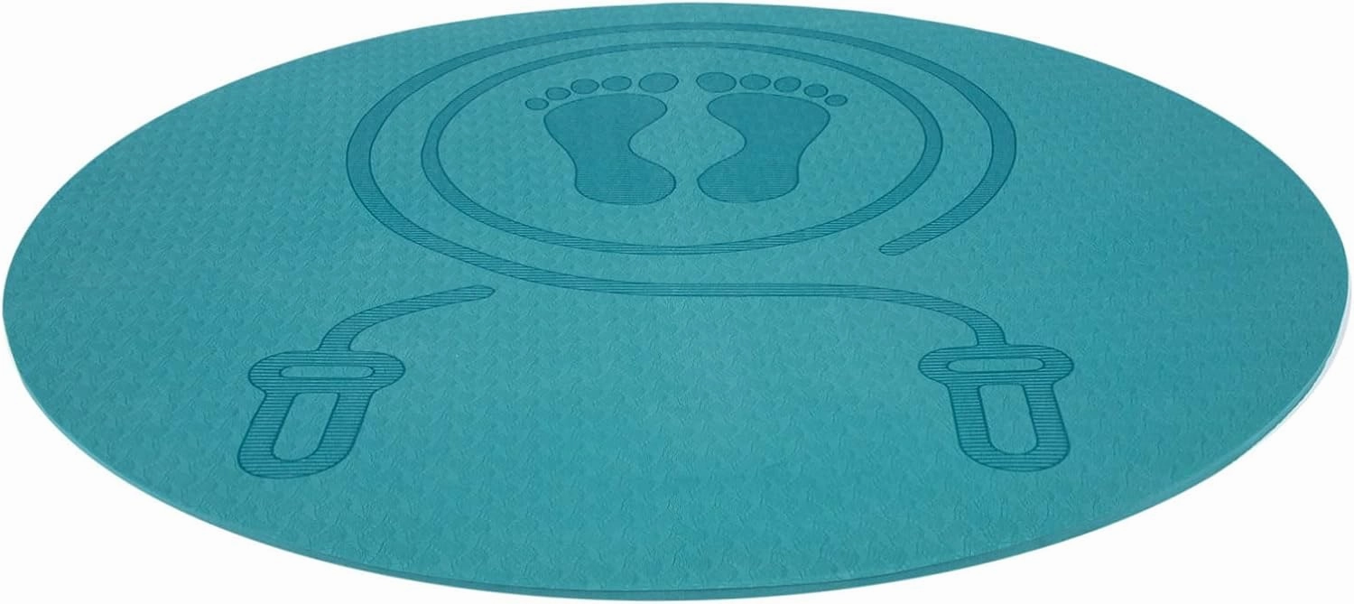 Shock Absorbing Non Slip Jumping Floor Mat Tpe Exercise Cushion for Indoor Fitness for Yoga Jump Rope and Home Workouts