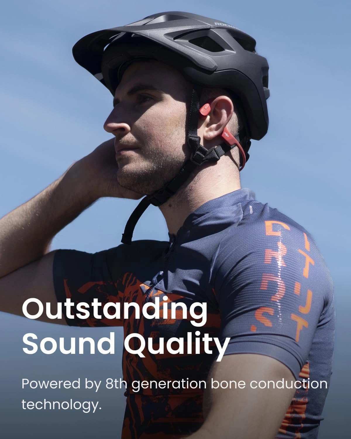 SHOKZ OpenRun (AfterShokz Aeropex) - Open-Ear Bluetooth Bone Conduction Sport Headphones - Sweat Resistant Wireless Earphones for Workouts and Running - Built-in Mic, with Headband