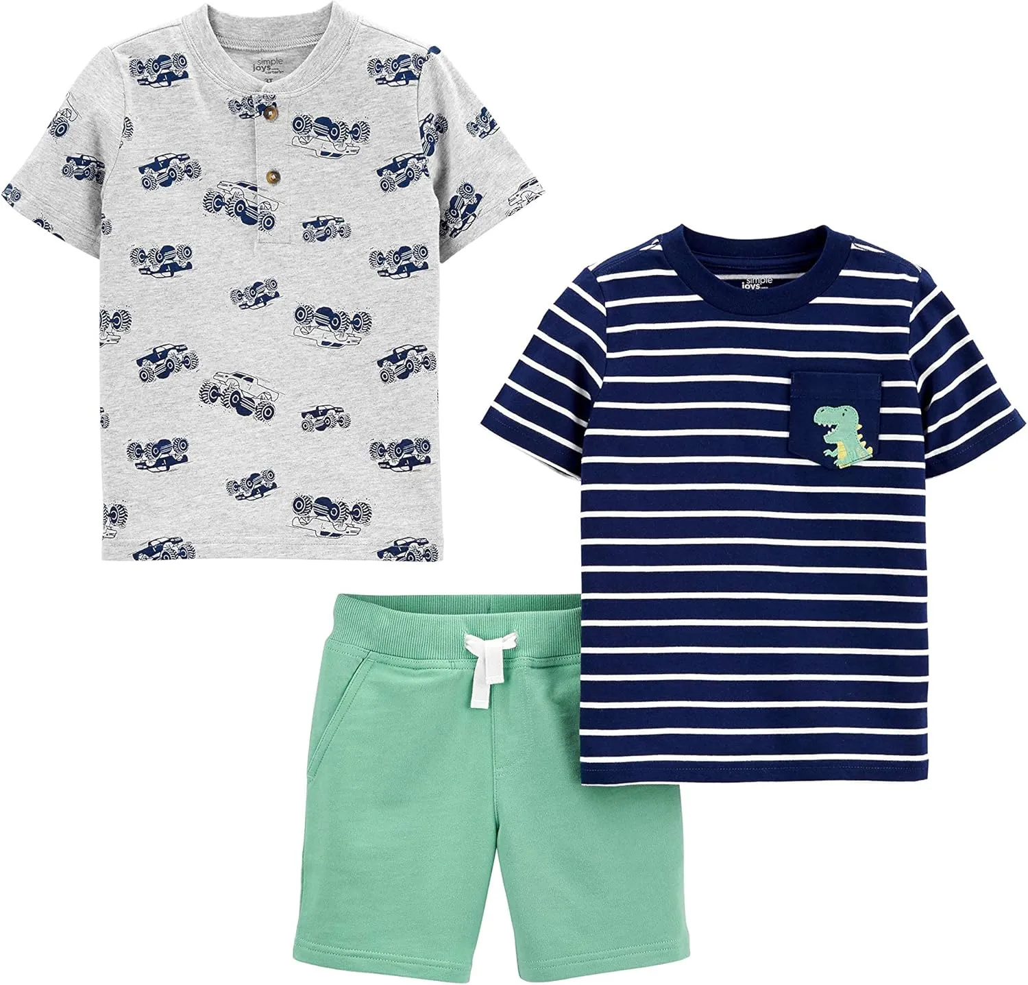 Simple Joys by Carter's baby-boys 3-piece Playwear Set