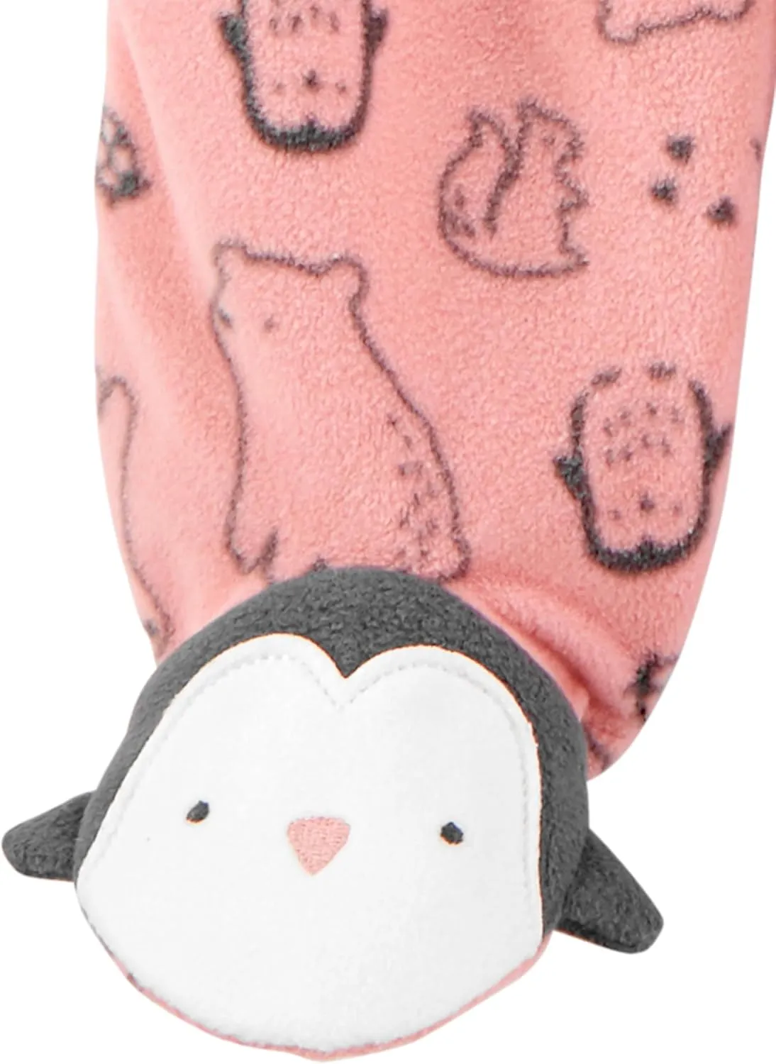 Simple Joys by Carter's Baby Girls' Fleece Footed Sleep and Play, Pack of 2