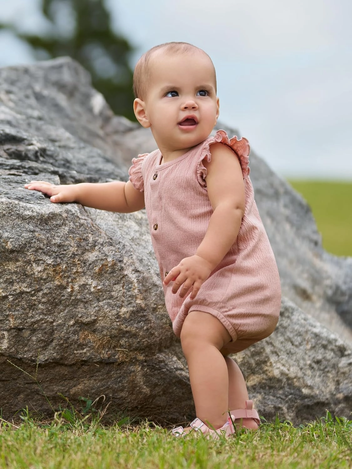 Simple Joys by Carter's baby-girls 2-pack Sleeveless Rompers