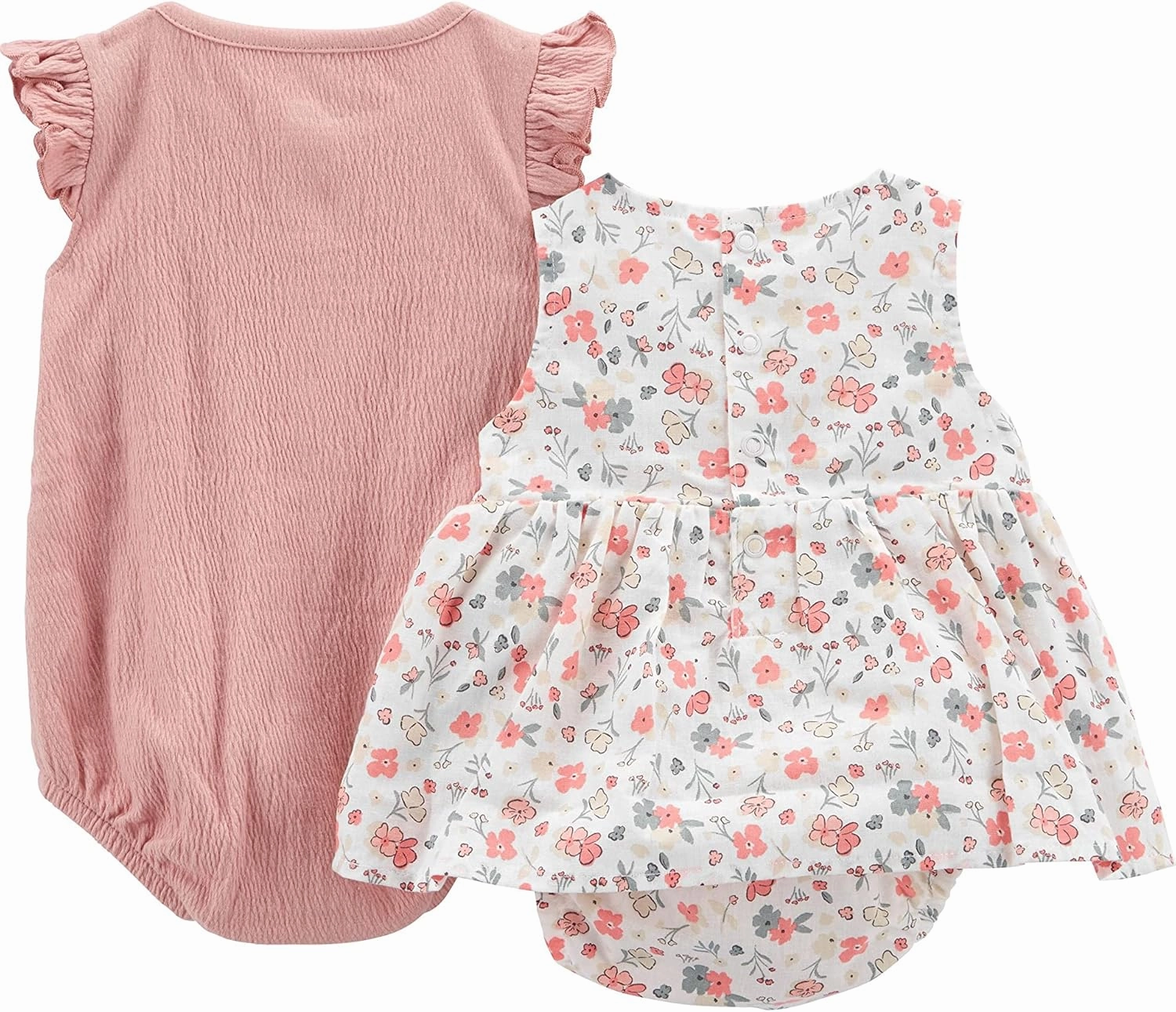 Simple Joys by Carter's baby-girls 2-pack Sleeveless Rompers