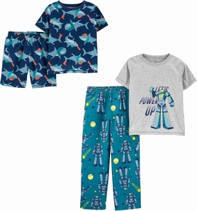 Simple Joys by Carter's Boys' 4-Piece Poly Pajamas