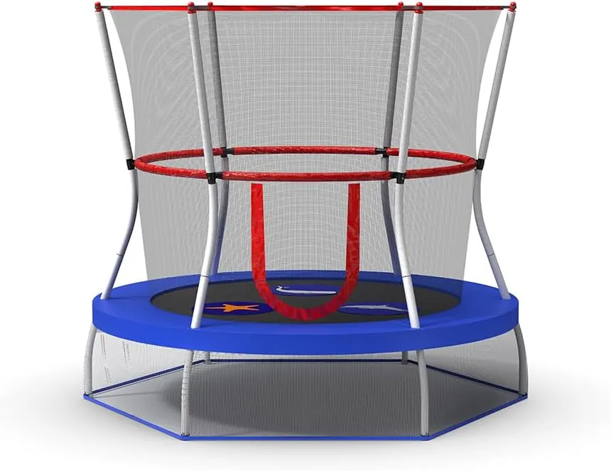 Skywalker Trampolines Mini Trampoline with Enclosure Net