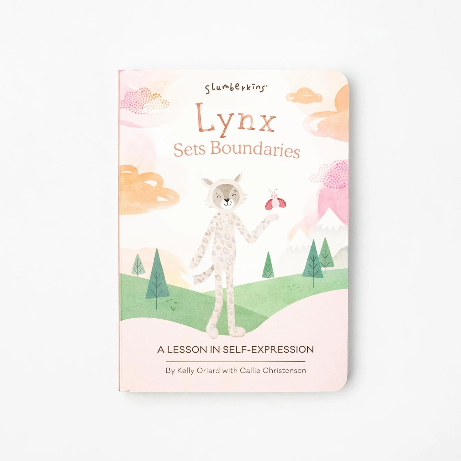 Slumberkins Lynx Snuggler & 2 Board Books Complete Set Bundle | Promotes Self-Expression, Mindfulness & Boundaries | Social Emotional Development (Lynx Snuggler Plush   2 Board Books)