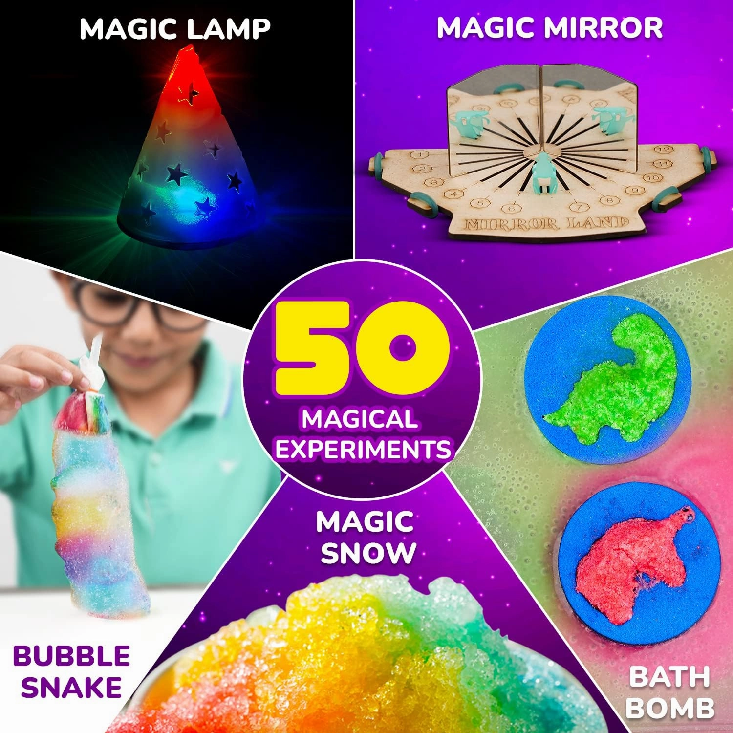 Smartivity Magic Science Kit for Kids Ages 4, 5, 6, 7, 8 Years | 50  Amazing Science Experiments I Birthday Gifts for Boys & Girls | I Educational Toy for Kids Age 4-8 Years Old