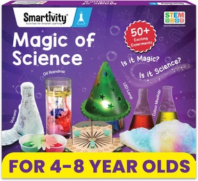 Smartivity Magic Science Kit for Kids Ages 4, 5, 6, 7, 8 Years | 50  Amazing Science Experiments I Birthday Gifts for Boys & Girls | I Educational Toy for Kids Age 4-8 Years Old