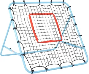 Soccer Rebounder 3.3x3.3FT/4.93×4.93FT Portable Soccer Net Thickened Tube Adjustable Angle for Lacrosse Softball Baseball Football Training, Easy Setup, Aids & Equipment for Kids Teens