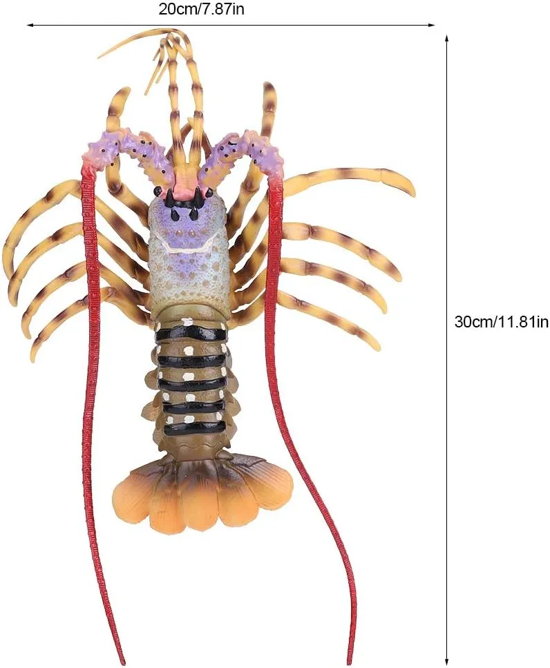 Soft Plastic Lobster Simulation Toy for Seafood Restaurants (30cm)
