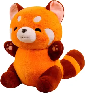 Soft Raccoon Stuffed Animal,Red Panda Plush Toy,Adorable Stuffed Raccoon Gift for Adults Kids (9inch / 0.5 lb)