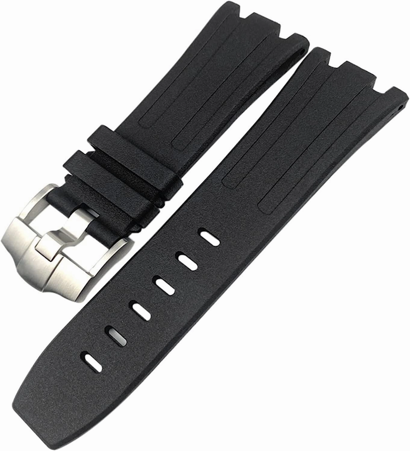 Soft Fluoro Rubber Watchband For Audemars Piguet ROYAL OAK OFFSHORE Diving Waterproof Watch Strap 28mm