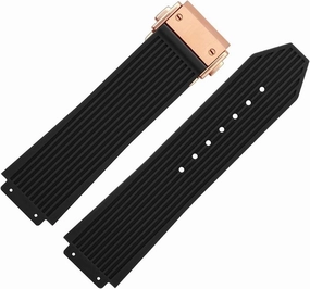 Soft Silicone Strap With Butterfly Buckle For Hublot BIG BANG Watch band replacement Accessories 26 * 19mm