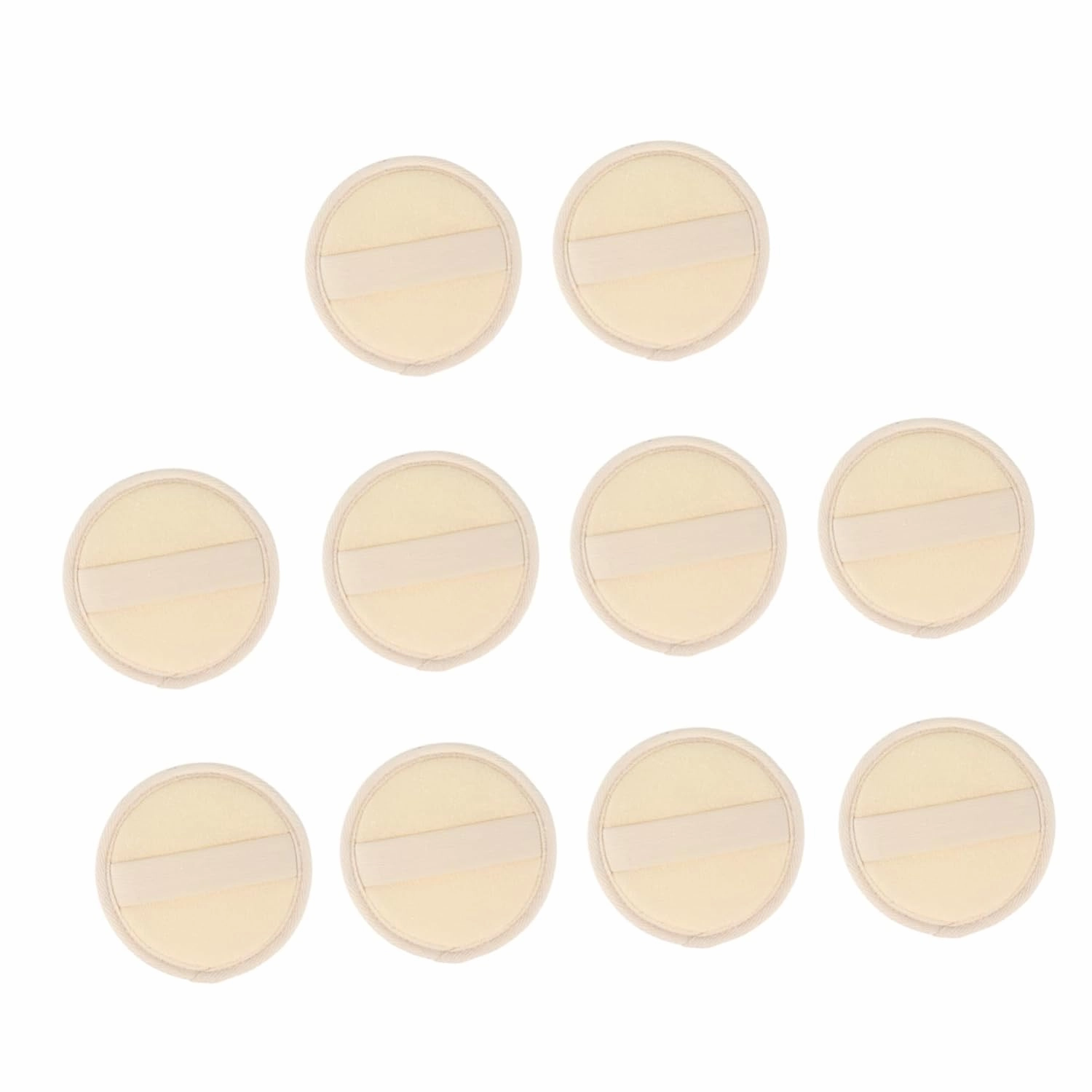 SOIMISS Daily Skin Care Tool Exfoliating Bath Tablets 10 Pack Loofah Pads for Body Scrubbing Soft Bath Brush for Gentle Back Scrubbing