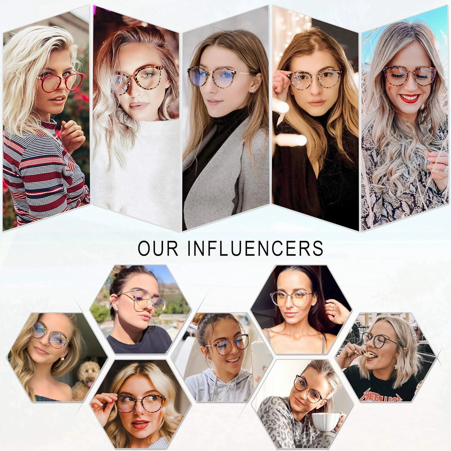 SOJOS Retro Round TR90 Blue Light Reading Glasses Womens Mens Readers Computer Glasses Eyewear Frame SJ9001