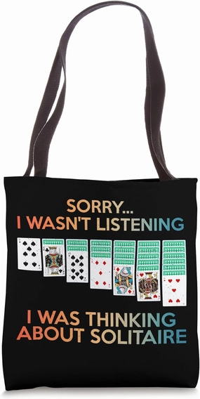 Solitaire Art For Men Women Kids Solitaire Lover Solitaire Tote Bag