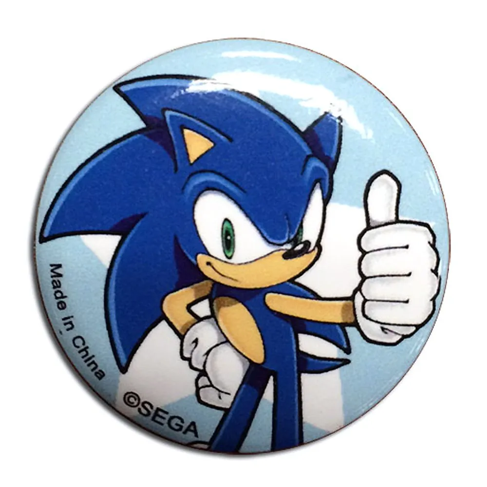 Sonic 1.25" Button Pin
