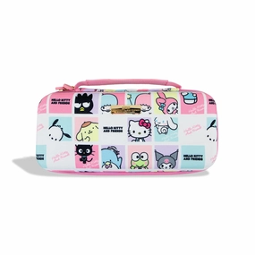 Sonix x Sanrio Carrying Case for Nintendo Switch 2, Switch 1, Lite, OLED, Protective Travel Case with Game Cartridge Storage | Hello Kitty & Friends Grid