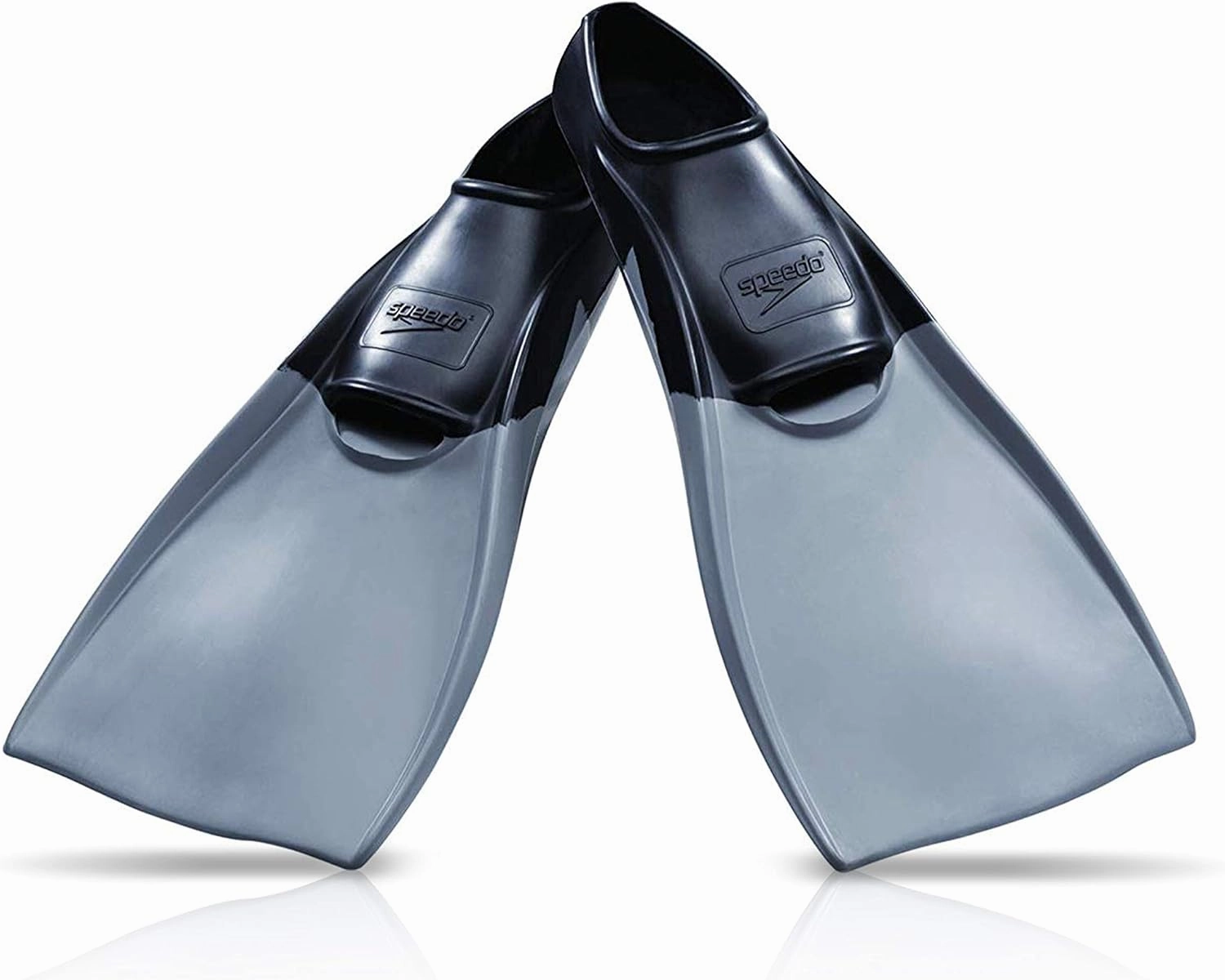 Speedo Unisex-Adult Swim Training Fins Rubber Long Blade