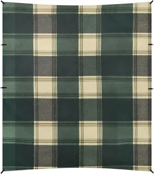 Springgreen Buffalo Plaid Check Tartan Scotland Beach Cabana Tent UPF50  Easy Setup Shade Sun Shelter Includes Sand Shovel, Sandbags, Stability Poles for Camping, Picnics, Backyard & Fishing