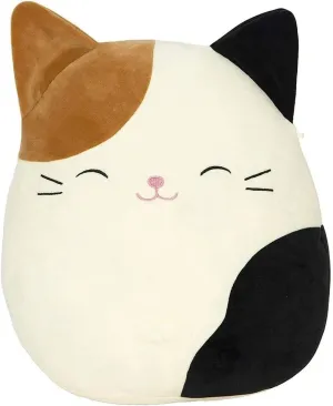 Squishmallow Official Kellytoy Plush Pets Squad Dogs Cats Bunnies Frogs Squishy Soft Plush Toy Animals (Cam Calico Cat, 7.5 Inch)