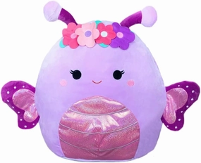 Squishmallow Official Kellytoy Bugs Insects & Creeping Things Soft Plush Squishy Toy Animals (Brenda Butterfly (Flower Crown), 8 Inch)
