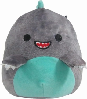 Squishmallow Official Kellytoy Plush Dinosaur Squishy Soft Plush Toy Animals (Grey/Blue, Chuey T-Rex (Arms), 8 Inch)