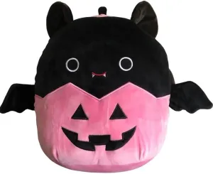 Squishmallows 12 Inch Emily The Bat in Pink Jack O Lantern - Officially Licensed Kellytoy Plush - Collectible Soft & Squishy Stuffed Animal Toy - Add to Your Halloween Squad - Gift for Kids, Adults