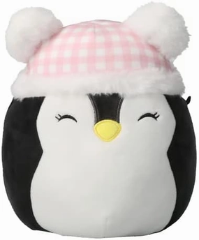 Squishmallows Kellytoy 2022 7" Holiday Penguin - Includes Stickers