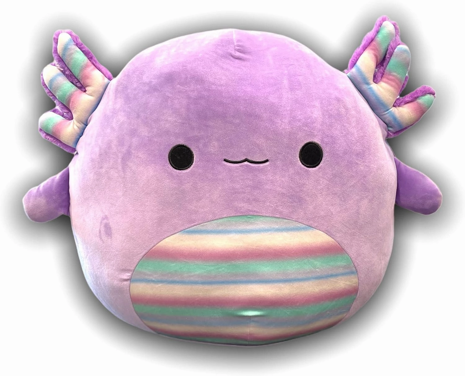 Squishmallows Official Kellytoy 20 Inch Soft Plush Squishy Toy Animals (Monica Xho Axolotl Purple Stripe)