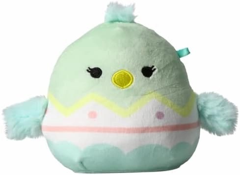 Squishmallows Official Kellytoy 4.5 Inch Soft Plush Squishy Toy Animals (Justin Chick (in Egg))