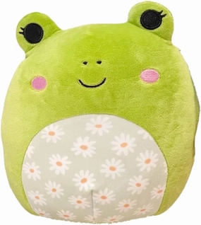 Squishmallows Official Kellytoy Easter Squad Squishy Soft Plush Toy Animal (16 Inch, Wendy Frog (Floral Belly))