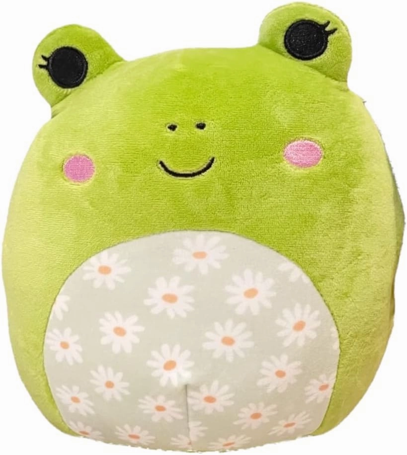 Squishmallows Official Kellytoy Easter Squad Squishy Soft Plush Toy Animal (16 Inch, Wendy Frog (Floral Belly))