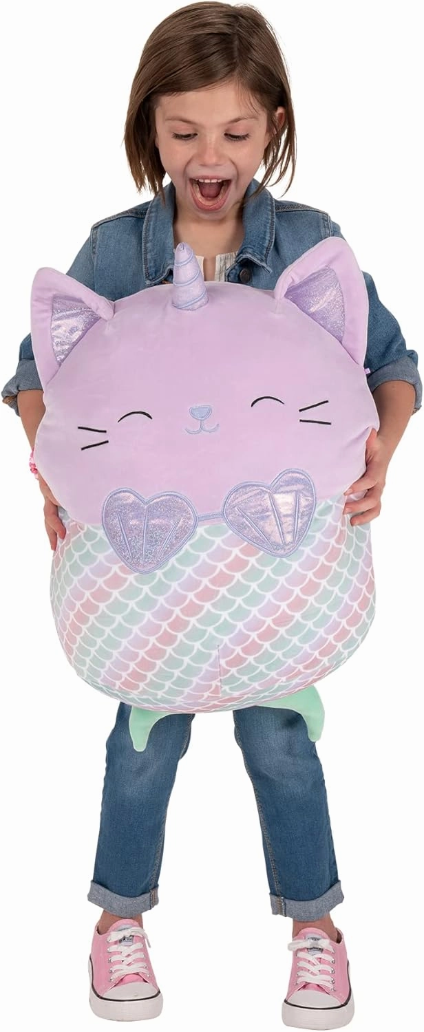 Squishmallows Official Kellytoy Plush 16" Anya The Caticorn Mermaid- Ultrasoft Stuffed Animal Plush Toy (Amazon Exclusive)